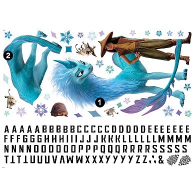 Disney's Raya & The Last Dragon Wall Decals by RoomMates