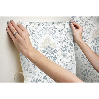 RoomMates Persian Damask Peel & Stick Wallpaper