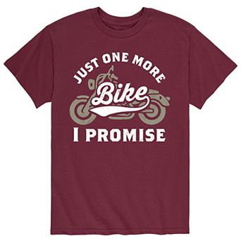 Men's Just One More Bike I Promise Tee
