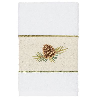 Linum Home Textiles Turkish Cotton Pierre 3-piece Embellished Towel Set