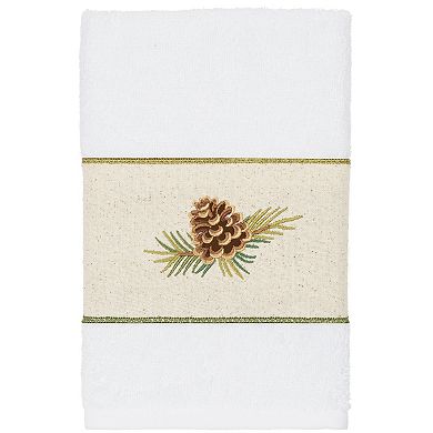 Linum Home Textiles Turkish Cotton Pierre 3-piece Embellished Absorbent Towel Set