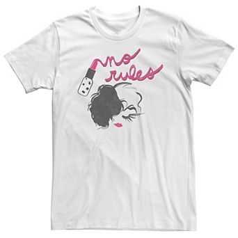 Big & Tall Disney Cruella No Rules Lipstick Tee