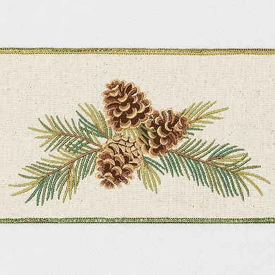 Linum Home Textiles Turkish Cotton Pierre Embellished Bath Towel