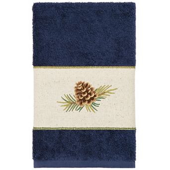 Linum Home Textiles Turkish Cotton Pierre Embellished Hand Towel