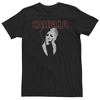 Big & Tall Disney Cruella Dark Portrait Tee