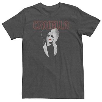 Big & Tall Disney Cruella Dark Portrait Tee
