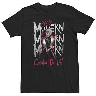 Big & Tall Disney Cruella De Vil Modern Stack Tee