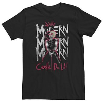 Big & Tall Disney Cruella De Vil Modern Stack Tee