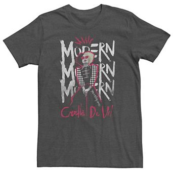 Big & Tall Disney Cruella De Vil Modern Stack Tee