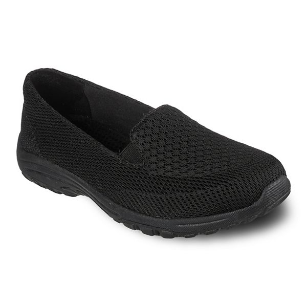 Sketchers black cheap slip on