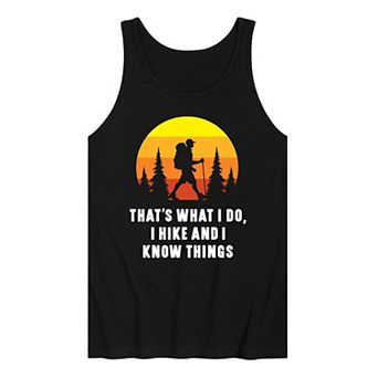 Men's Hike And Know Things Tank Top