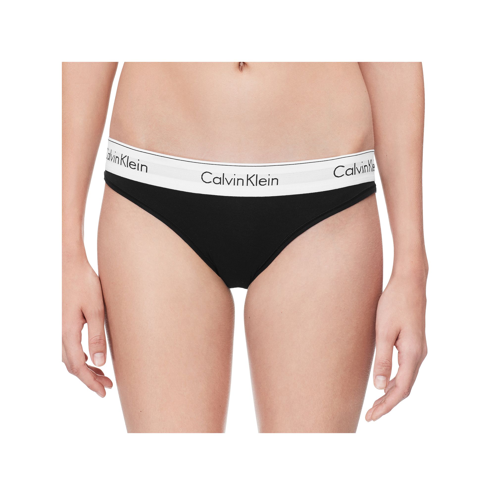 Calvin Klein Modern Cotton Bikini Panty F3787, Womens, Size: XS, Black