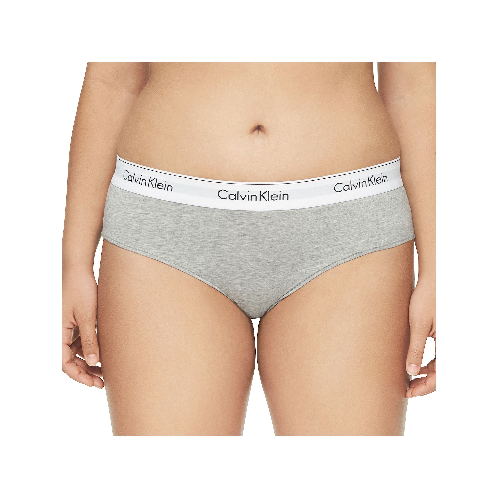 Plus Size Calvin Klein Modern Cotton Hipster Panty QF5118, Womens, Size: 1