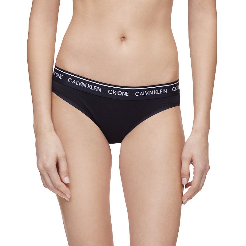 Womens Calvin Klein CK One Bikini Panty QF5735, Size: XS, Black
