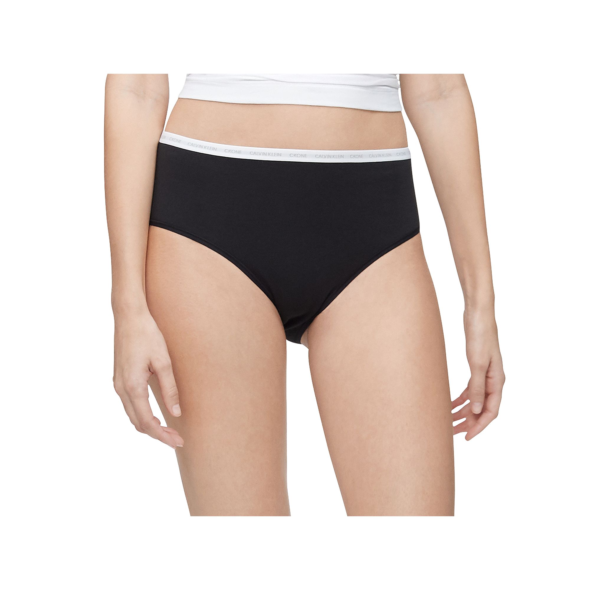 Womens Calvin Klein CK One Cotton Modern Brief Panty QD3787, Size: XS, Bla