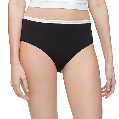 Calvin Klein CK One Cotton Brief Panty Womens S Black