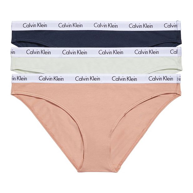 Calvin Klein Women's Carousel Logo Cotton Stretch Bikini Panties, 3 Pack,  Black/White/Grey, Small : : Clothing, Shoes & Accessories