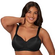 Playtex Women's Secrets Balconette Full-Coverage Wireless T-Shirt Bra for  Full Figures