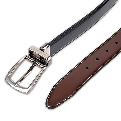 Big & Tall Sonoma Goods For Life® Classic Black-to-Tan Reversible Dress Belt