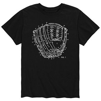 Men's Ball Glove Rendering Tee