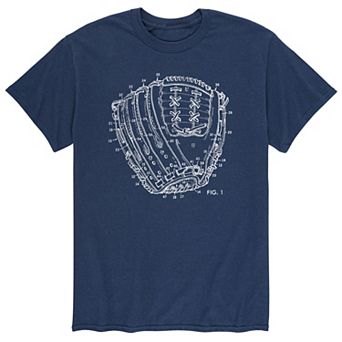 Men's Ball Glove Rendering Tee