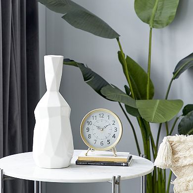 Stella & Eve Modern White Ceramic Vase