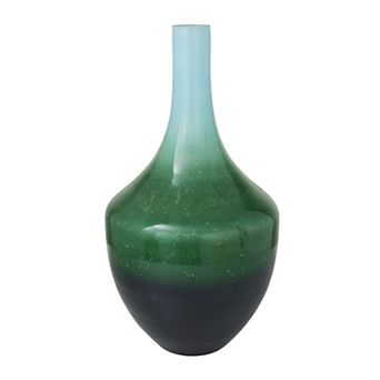 Stella & Eve Green Glass Vase Floor Decor