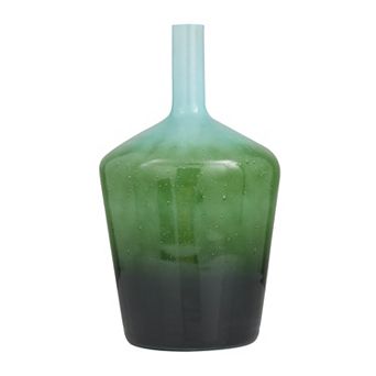 Stella & Eve Green Glass Decorative Vase Floor Decor