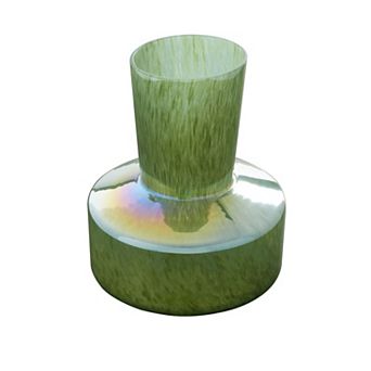 Stella & Eve Green Glass Modern Decorative Vase Table Decor