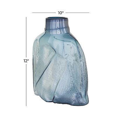 Stella & Eve Modern Blue Glass Vase