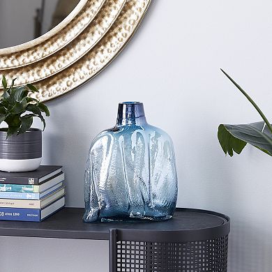 Stella & Eve Modern Blue Glass Vase