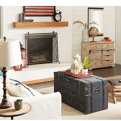 Stella & Eve Tall White Iron Vase