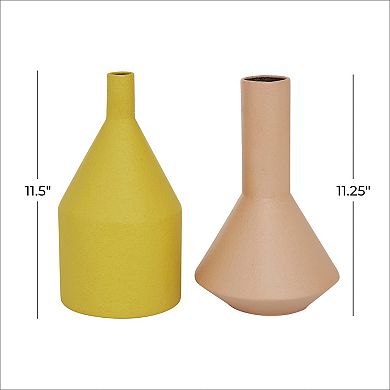 Stella & Eve Multi Iron Vase 2-piece Set