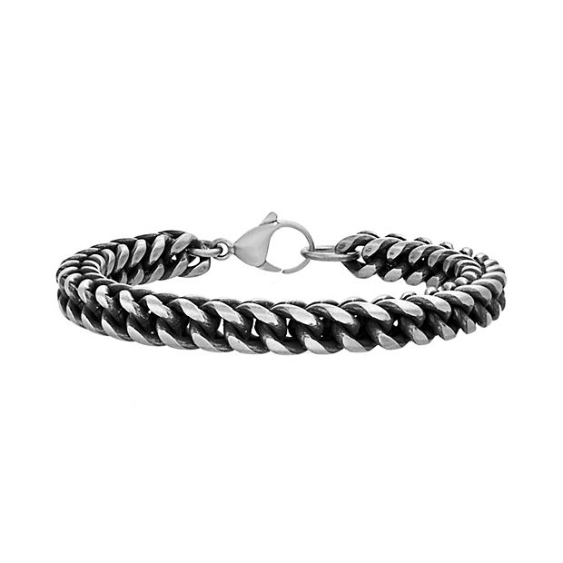 Kohls mens stainless hot sale steel bracelets