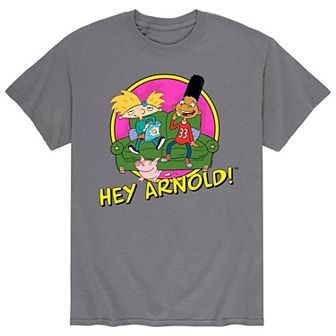 Men's Hey Arnold! Circle Couch Tee
