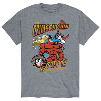 Men's Fairly Odd Parents Crimson Chin & Cleft Tee