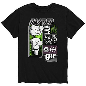 Men's Invader Zim Lighting Bolt Tee