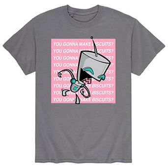 Men's Invader Zim Gir Biscuit Bling Tee