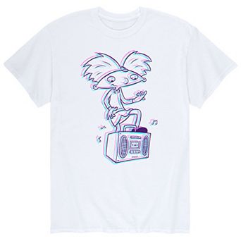 Men's Hey Arnold! 3D Arnold Tee