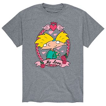 Men's Hey Arnold! Valentines My Love Tee
