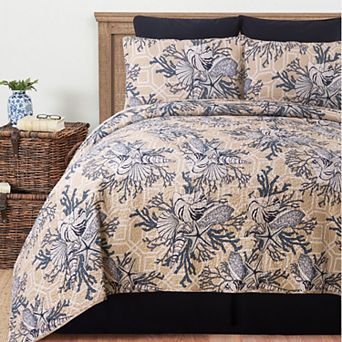 C&F Home Indigo Sound Quilt Set with Shams