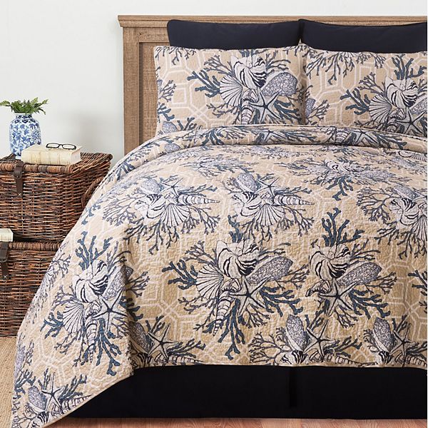 C&F Home Indigo Sound Quilt Set with Shams