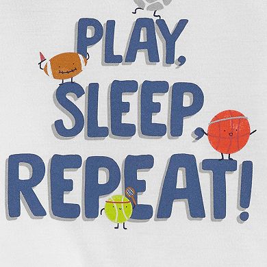 Toddler Boy Carter's Sports Tops & Bottoms Pajama Set