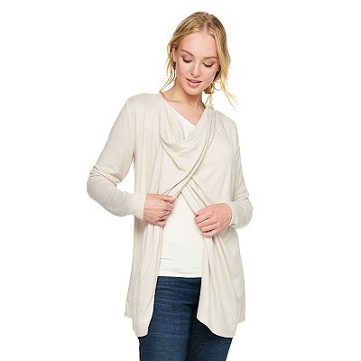 Maternity Sonoma Goods For Life® Draped Nursing Cardigan