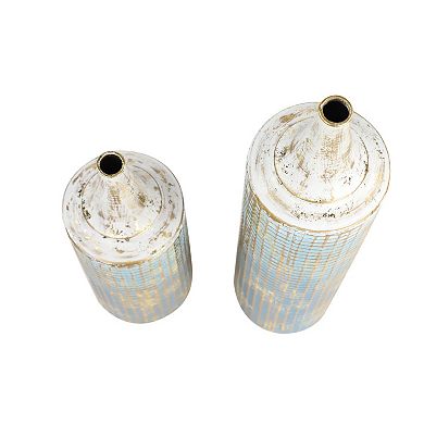 Stella & Eve Metal Vase 2-piece Set