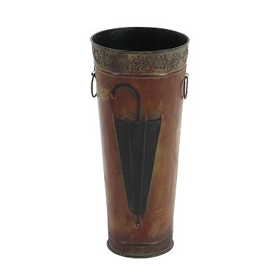 Stella & Eve Brown Iron Umbrella Accent Vase 2-piece Set