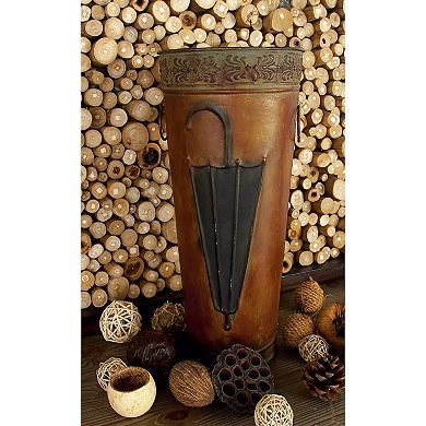 Stella & Eve Brown Iron Umbrella Accent Vase 2-piece Set