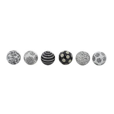 Stella & Eve Printed Orbs Vase Filler Table Decor 6-piece Set