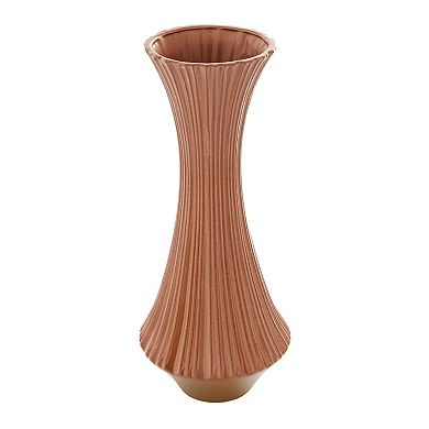 Stella & Eve Modern Rust Ceramic Vase