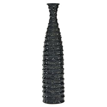 Stella & Eve Black Stoneware Vase